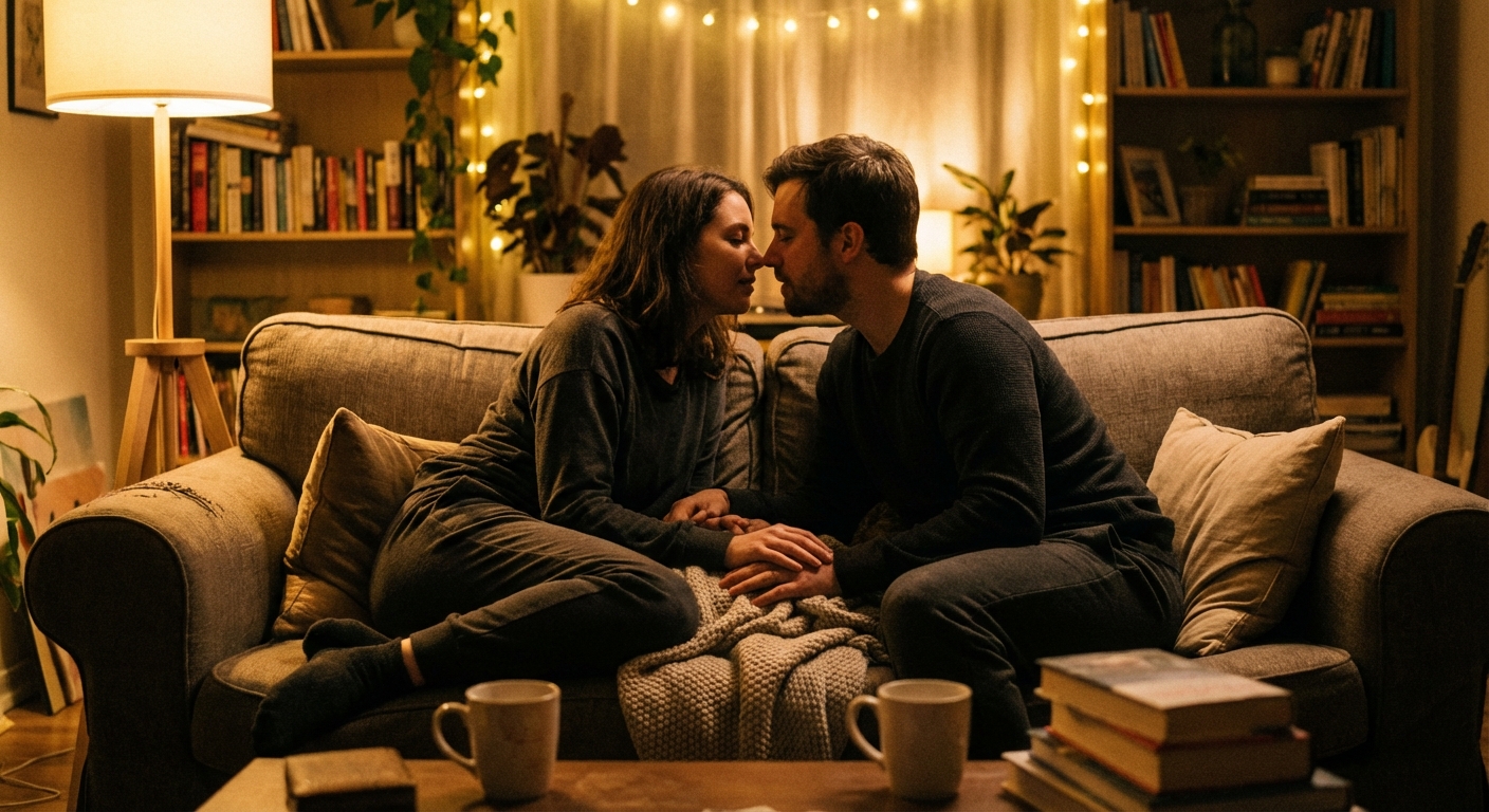 Intiimne paarivestlus õhtul